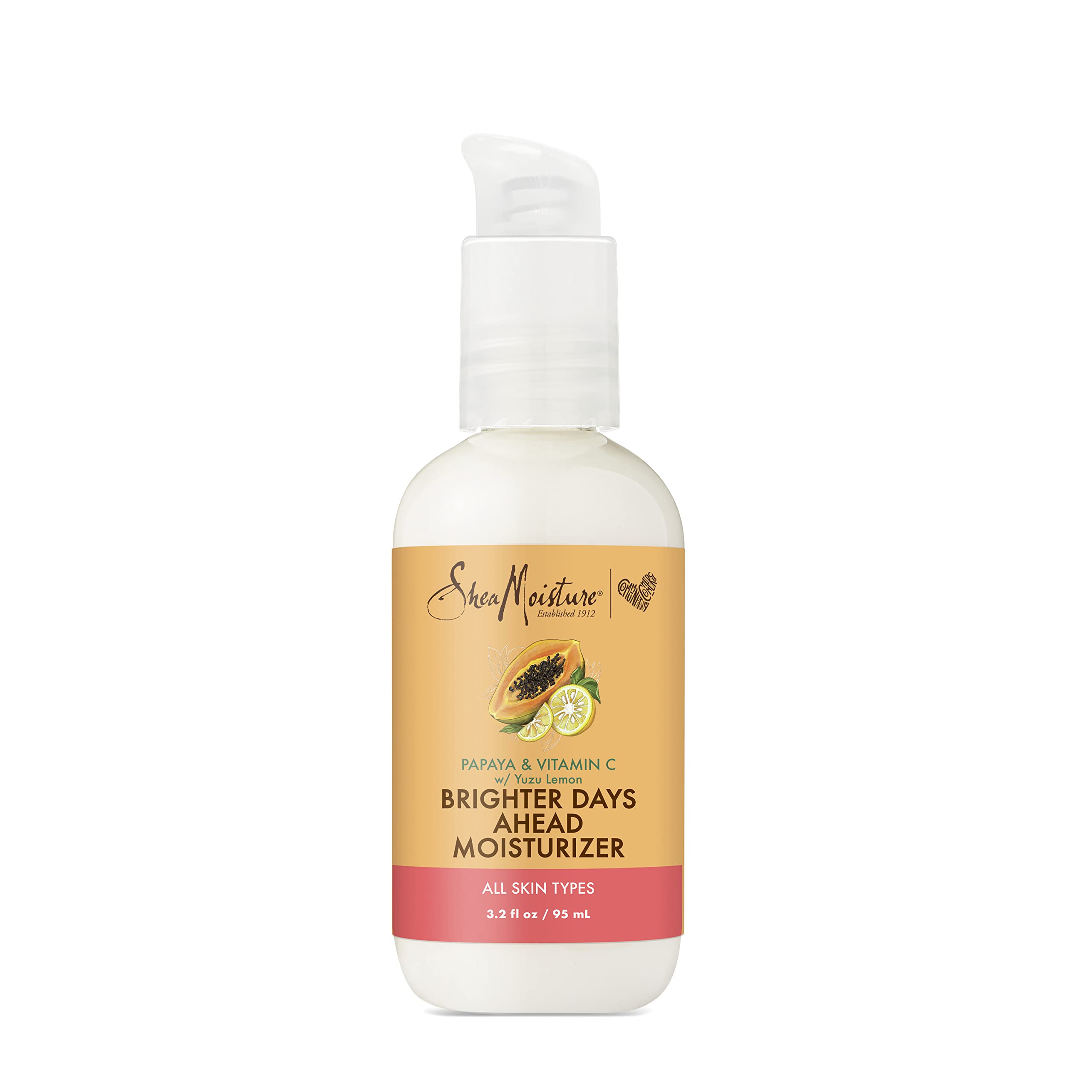 SheaMoisture Face Moisturizer For Dull, Uneven Skin Papaya and Vitamin C Skin Care 3.2 oz