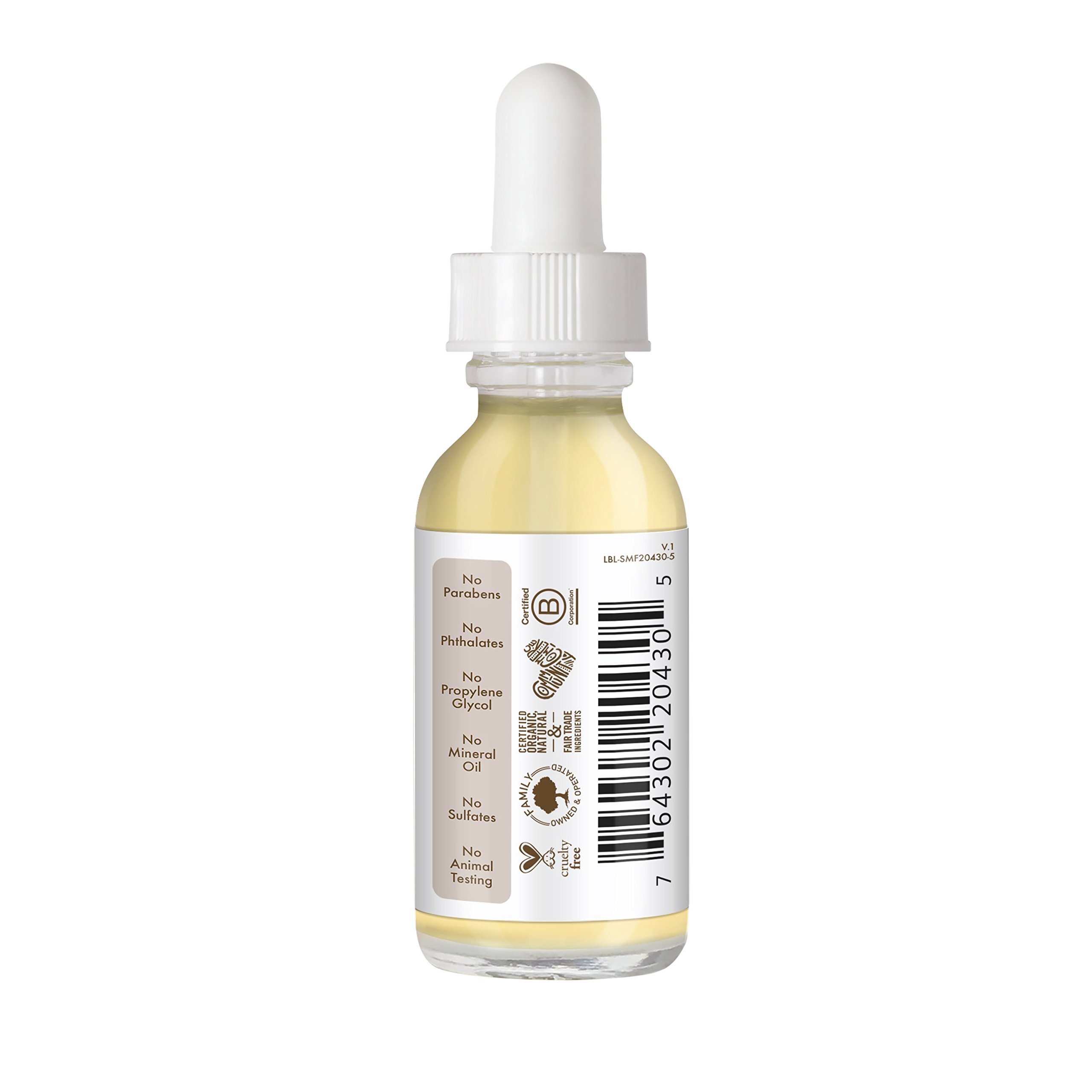 SheaMoisture Overnight Face Oil for All Skin Types 100% Virgin Coconut Oil for Daily Hydration 1 oz