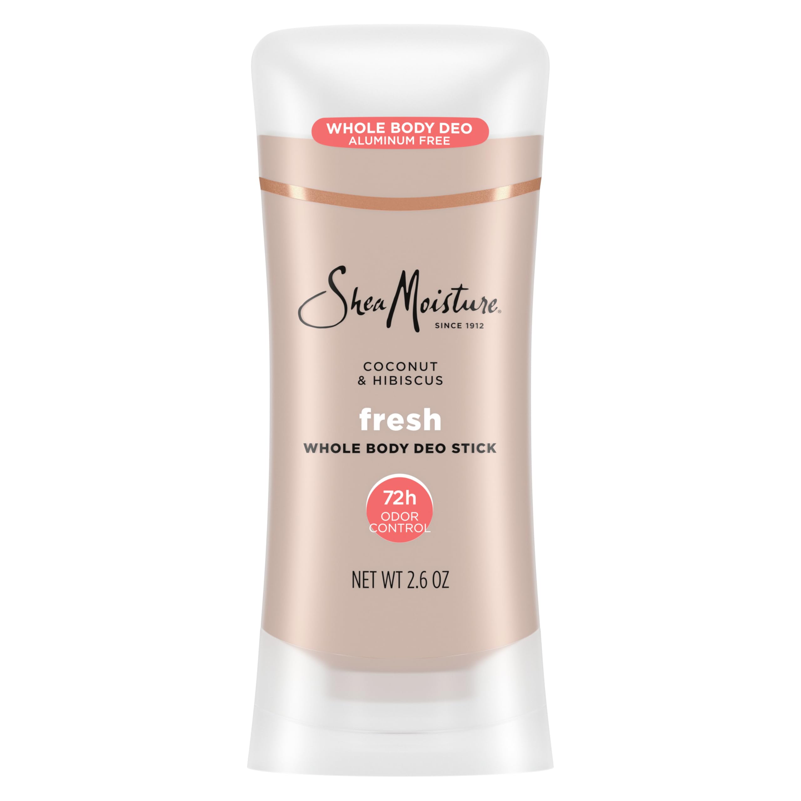 SheaMoisture Whole Body Deodorant Stick 72h Odor Control Fresh Aluminum Free 2.6 oz