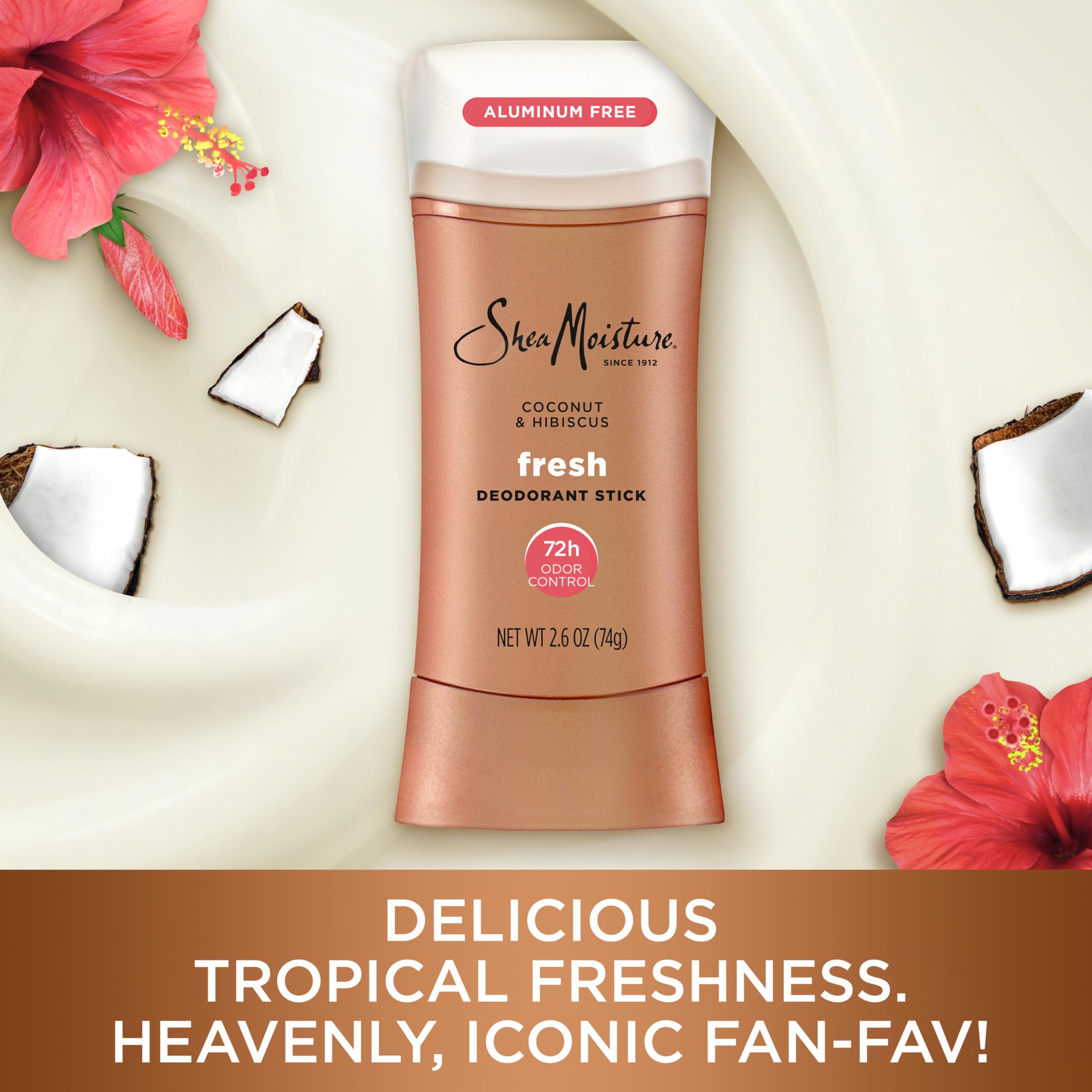 166-sheamoisture-deodorant-stick-72h-odor-control-coconut-hibiscus-fresh-aluminum-free-2.6-oz-3.jpg SheaMoisture Deodorant Stick 72h Odor Control Coconut & Hibiscus Fresh Aluminum Free 2.6 oz