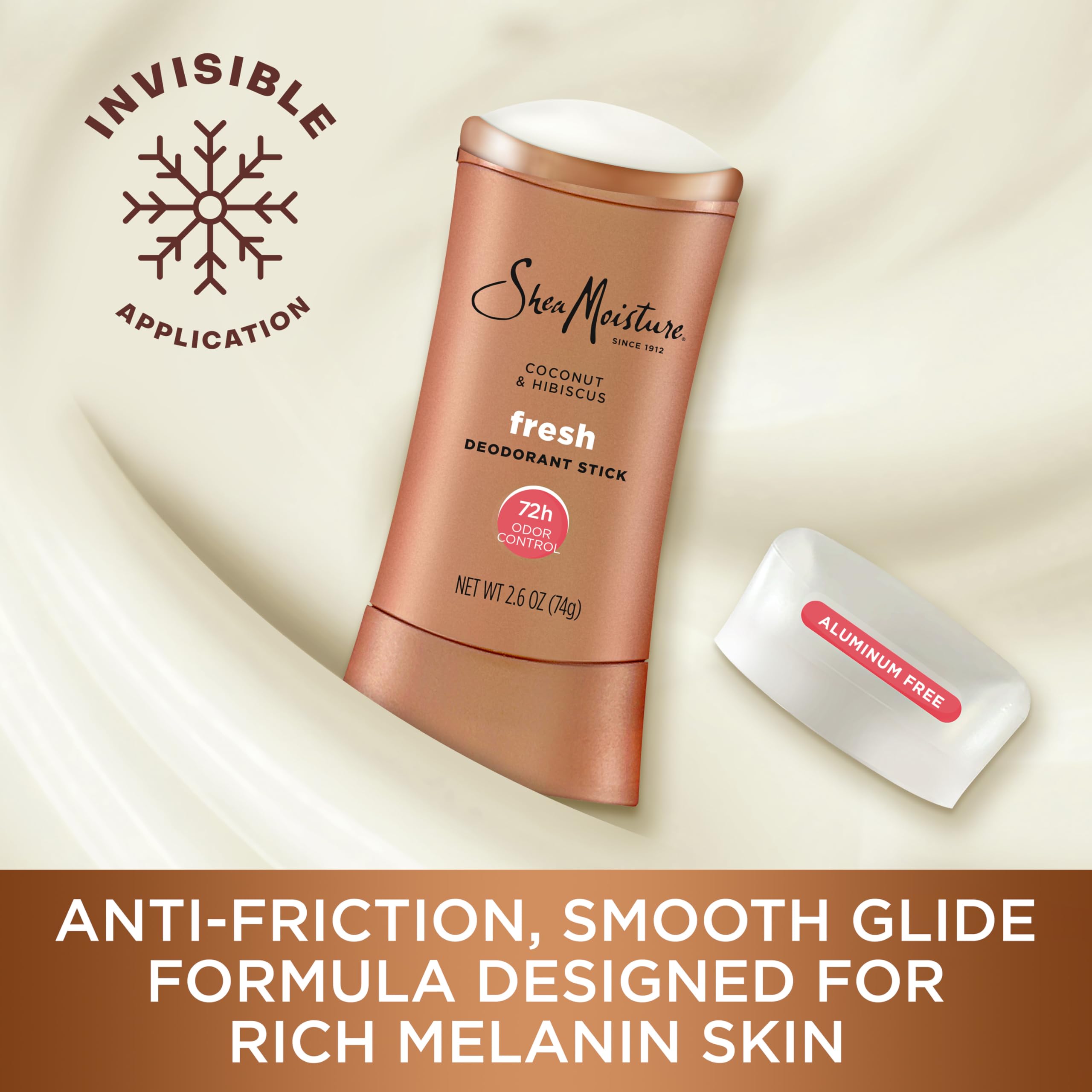 166-sheamoisture-deodorant-stick-72h-odor-control-coconut-hibiscus-fresh-aluminum-free-2.6-oz-6.jpg SheaMoisture Deodorant Stick 72h Odor Control Coconut & Hibiscus Fresh Aluminum Free 2.6 oz
