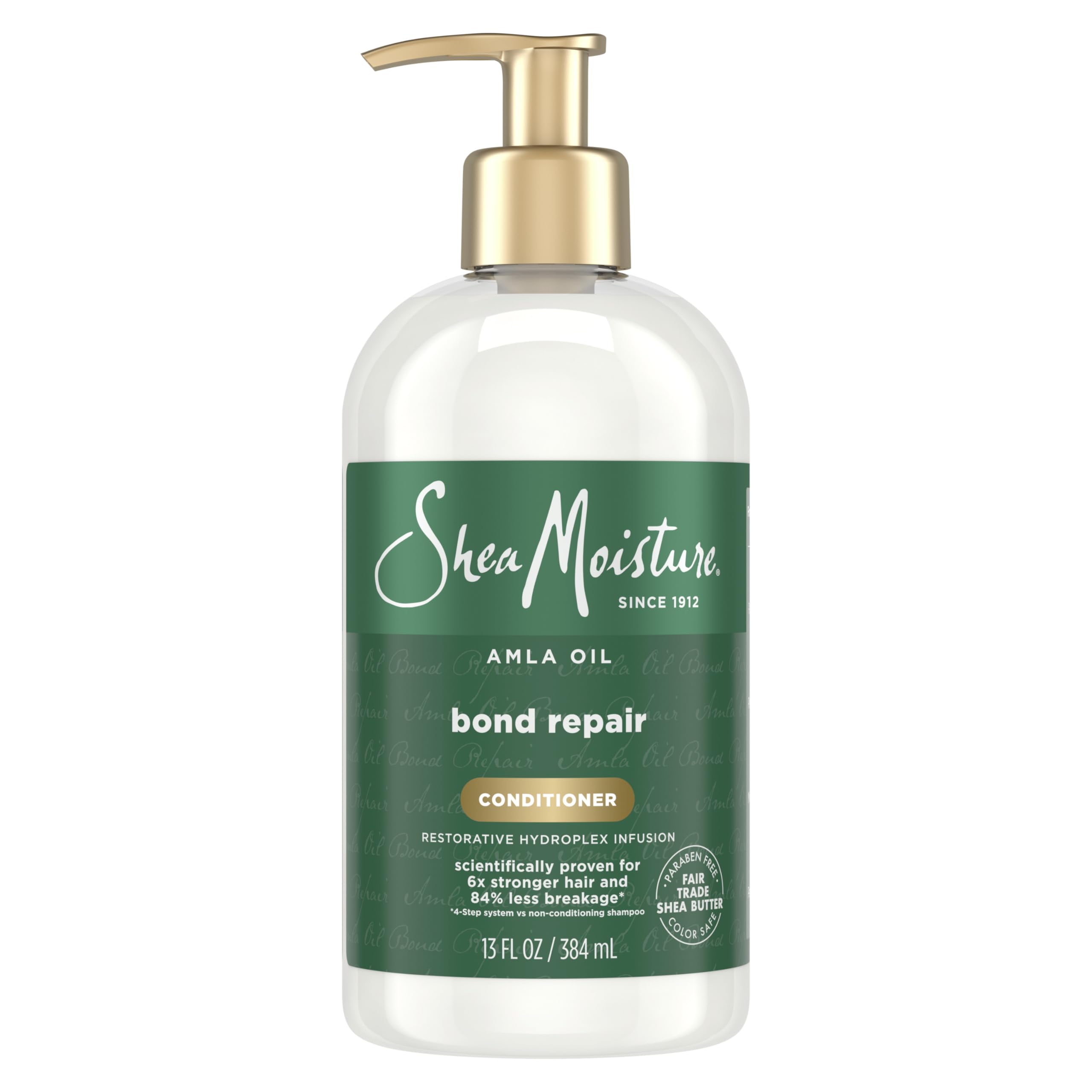Shea Moisture Bond Repair Conditioner Amla Oil Strengthens And Repairs Hair Bonds With Hydroplex Technology And Amla Oil For Less Breakage With Restorative HydroPlex Infusion 13 FlOz