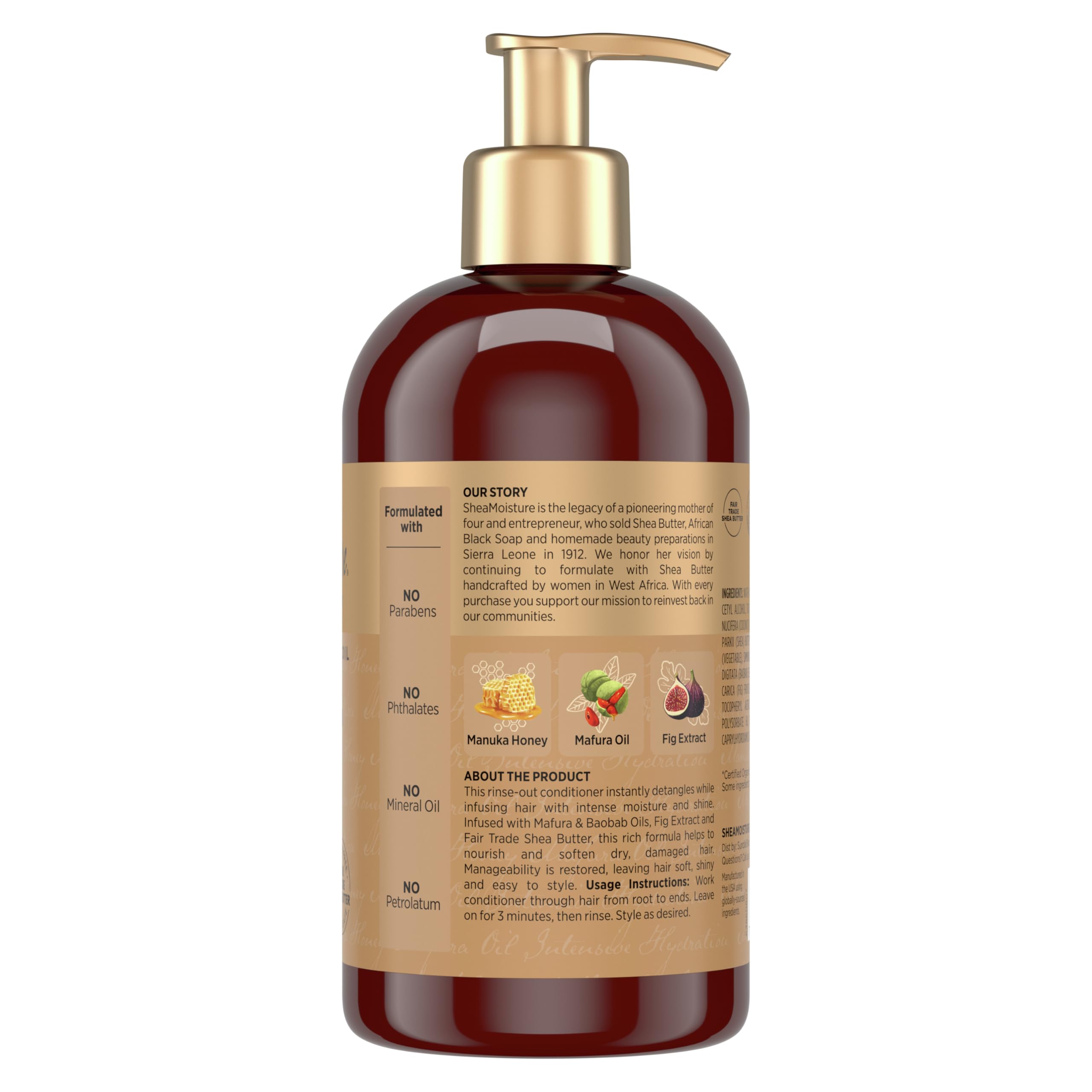 SheaMoisture Manuka Honey & Mafura Oil, Intensive Hydration Conditioner, 13 fl oz (384 ml)