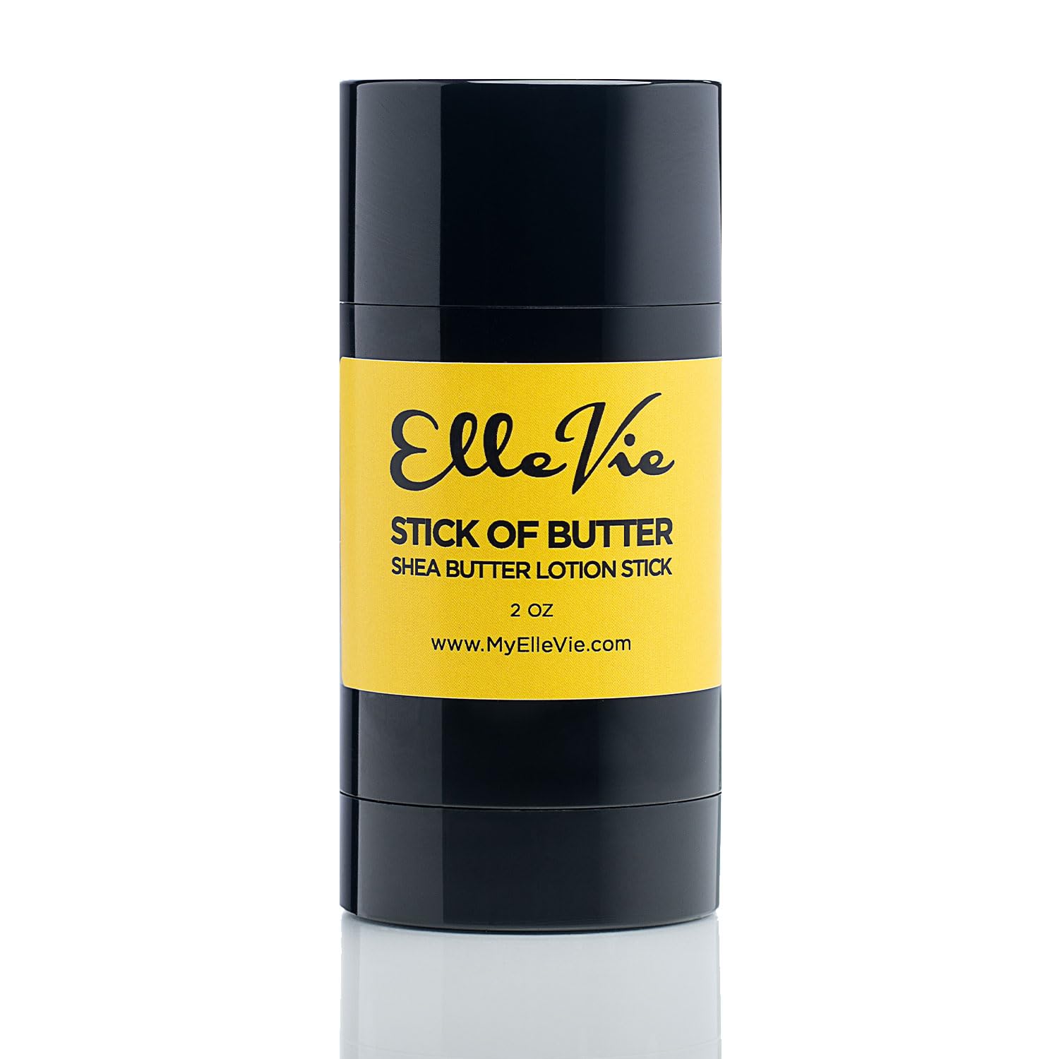 Elle Vie Unscented Shea Butter Lotion Stick, Shea Butter Moisturizing & Hydration Stick, Beeswax, Baobab Butter, & Almond Oil Moisturizer (2 oz)