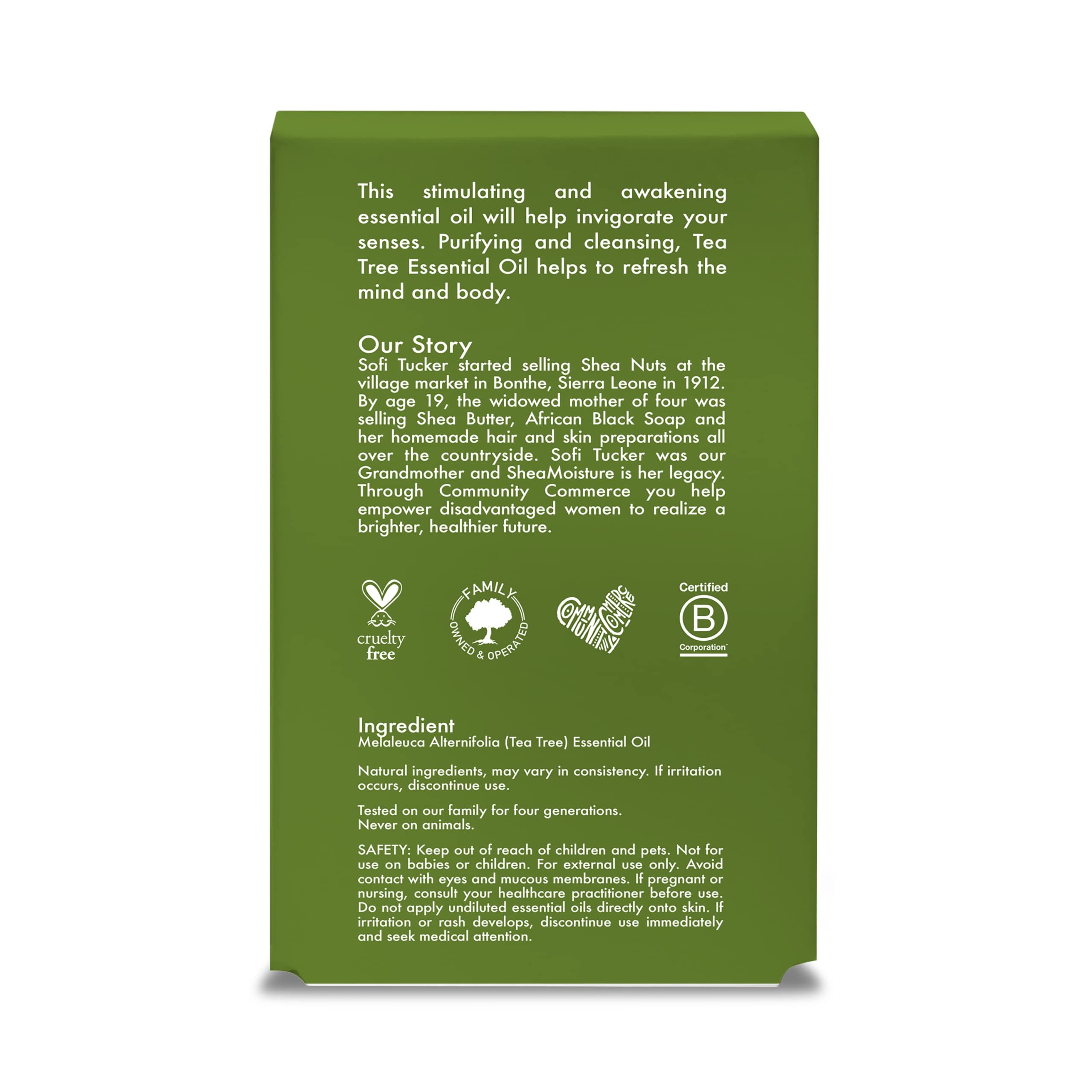 70-sheamoisture-tea-tree-essential-oil-0.45-fl-oz-3.jpg SheaMoisture Tea Tree Essential Oil, 0.45 Fl Oz